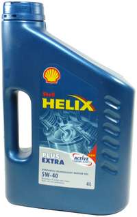 SAE 5W-40 Shell Helix Plus Extra